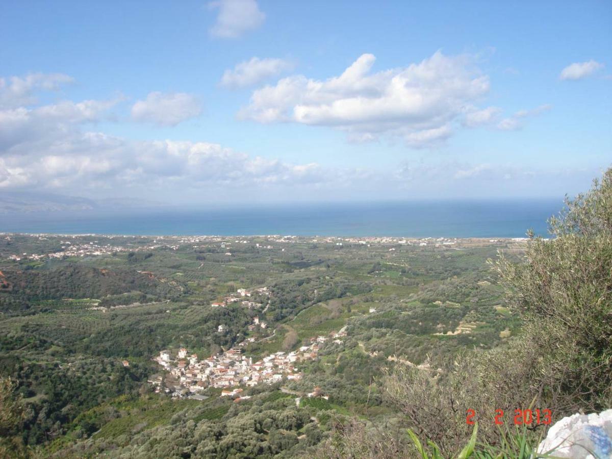House With Sea View Close To Platanias Vrisai Экстерьер фото