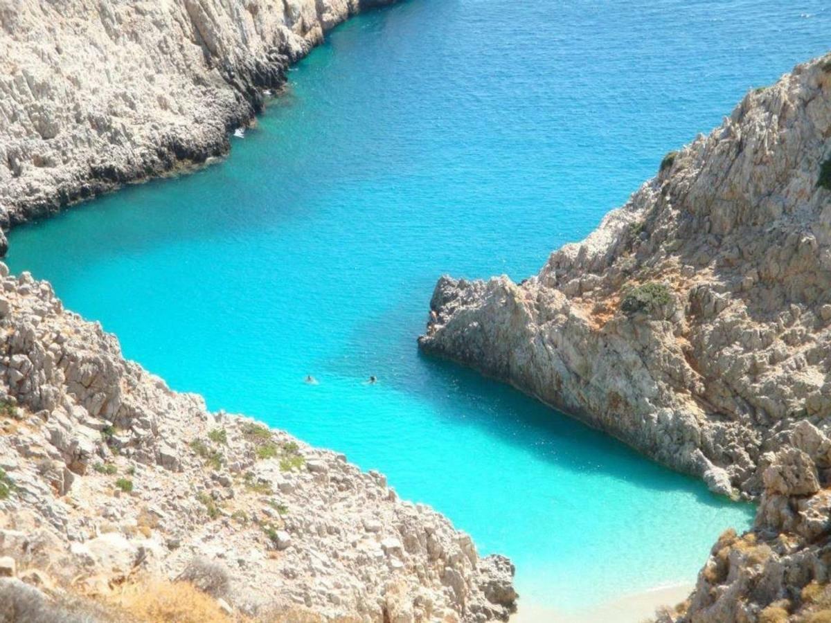 House With Sea View Close To Platanias Vrisai Экстерьер фото